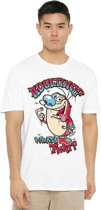 Produktbild Ren & Stimpy Adulting Whats That? TShirt (XXL)