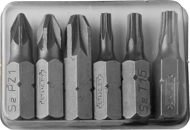 Image du produit Stanley Jeu de tournevis plats à embouts interchangeables, 12 pièces (Cruciforme PZ, Escale, Recouvrement cruciforme Phillipps (PH))