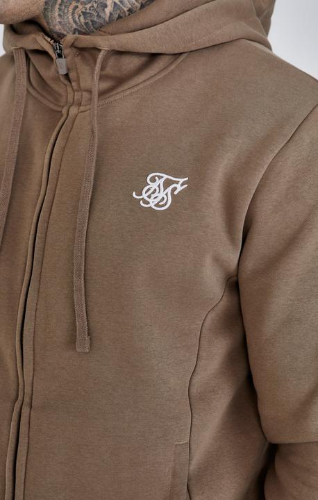 Actual product image Siksilk Sweat Jackets Essentials Full Zip Hoodie (XXL)