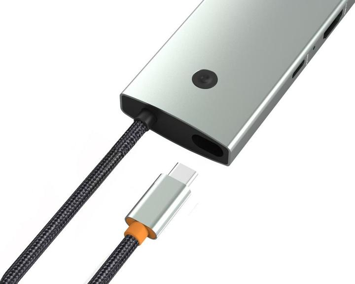 Actual product image Techly Hub USB-C 6 in 1 (USB-C, 6 Ports)