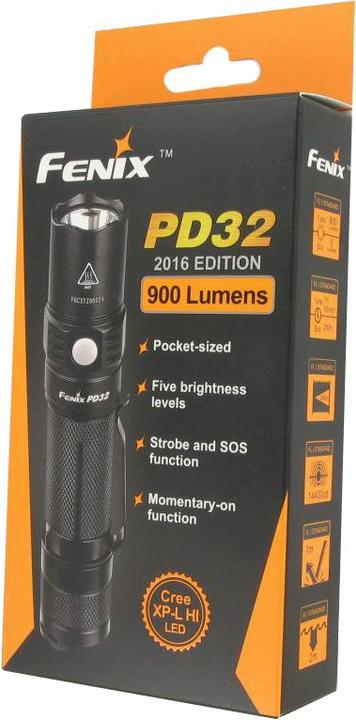 Immagine prodotto Fenix Torcia PD32 2016 Cree XP-L HI LED torcia con fino a (12.95 cm, 1200 lm)