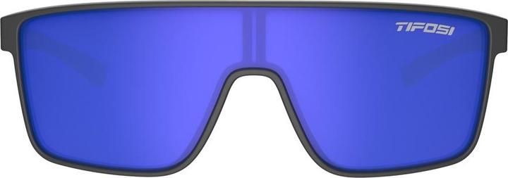 Image du produit Tifosi Lunettes SANCTUM mattes Gunmetal (1 verre bleu cobalt, 11,2 % de transmission de la lumière) (Mat Gunmetal, Gris fumé Vert Flash)