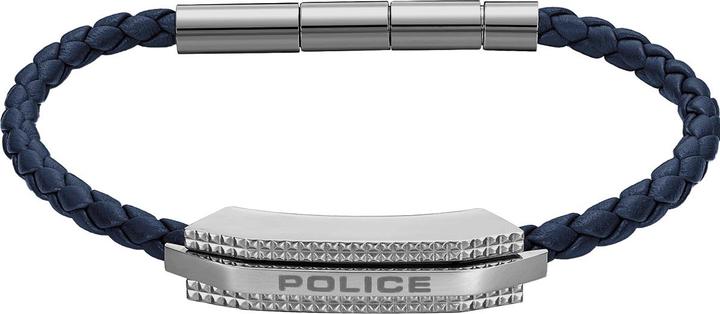 Immagine prodotto Police Bracciale Gripcord (19 cm, Cuoio, Acciaio inossidabile)