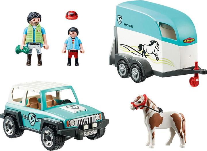 Image du produit Playmobil 70511 Voiture avec remorque (70511, Playmobil Country)