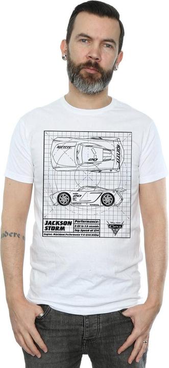 Produktbild Disney Cars Jackson Storm Blueprint TShirt (L)