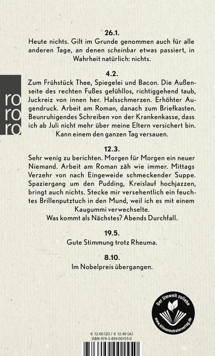 Produktbild Nach Notat zu Bett (Deutsch, Heinz Strunk, 2021)