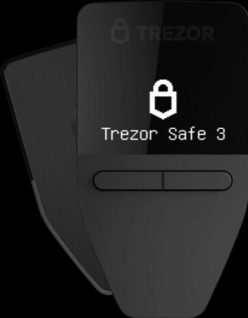Immagine prodotto Trezor Cassaforte 3 - Nero cosmico (Bitcoin, Bitcoin Cash, Ethereum Classic, Cardano, Dogecoin, Litecoin, Stellar)