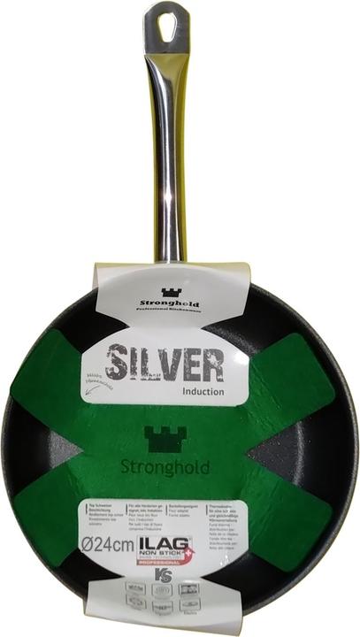 Produktbild Stronghold Bratpfanne 24cm (Edelstahl mit ILAG Beschichtung) (24 cm, Pfannenset + Topfset, Chromstahl)