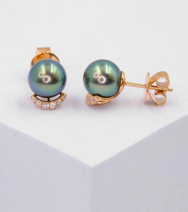 Produktbild Muau Ohrstecker (750/18 K Gold)