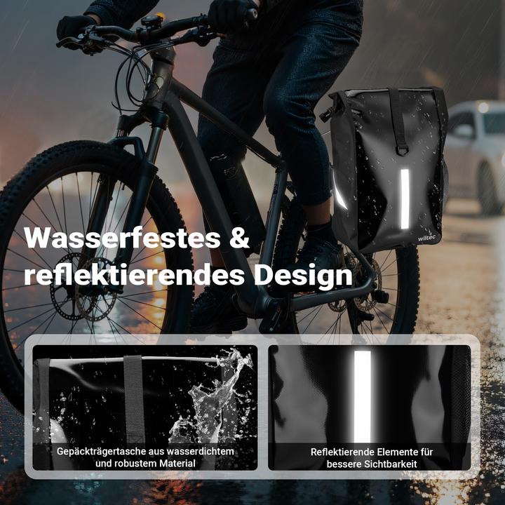 Produktbild Wiltec Gepäckträgertasche (16 l, Gepäckträgertasche)