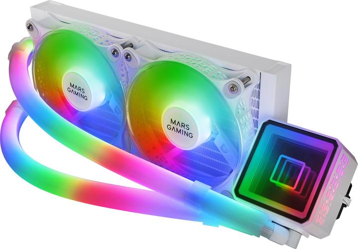 Produktbild Mars Gaming Kit Watercooling Aio Ml-Ultra RGB - 240mm (Blanc)