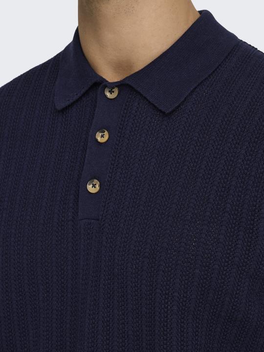 Immagine prodotto Only & Sons ONSMOON Gestricktes Polo-Hemd Polo (L)