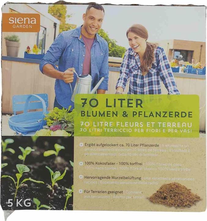 Produktbild Siena Garden Blumenerde (70 l, Erde ohne Torf)