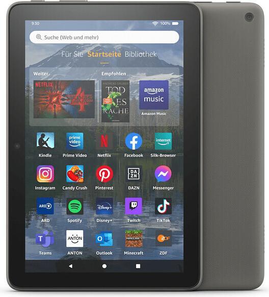 Produktbild Amazon Fire HD 8 Plus (2022) (nur WLAN, 8", 32 GB, Grey)