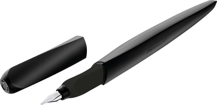 Immagine prodotto Pelikan Stilografica Twist® Calligraphy per destrimani e mancini, nera, pennino 1,1 mm, 1,5 mm e 2,0 (Nero, 1 x)