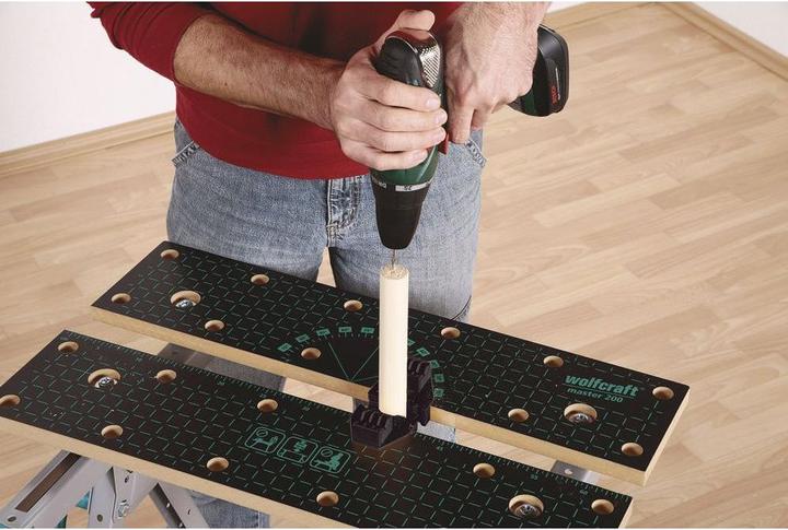 Produktbild wolfcraft Spannbacken-Set zum Flach- und Rundspannen, 4-tlg. (Kunststoff)