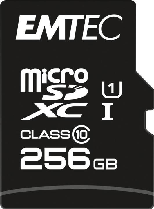 Produktbild Emtec mSD 256GB UHS-I U1 EliteGold (256 GB, SD, U1, UHS-I)