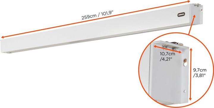 Image du produit Celexon Écran moteur Batterie V2.0 Motor Pro Plus 240x135 cm 16:9 (43", 16:9)