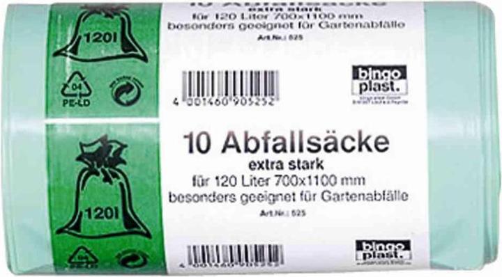 Produktbild Bingo Plast SALTER 1004/871 Abfallsack, Glas, 120 liters (10 x, 120 l)