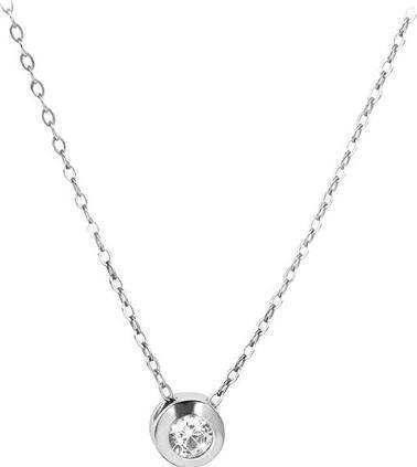 Produktbild Brilio Silver - Silver necklace with crystal 476 001 00118 04 (chain. pendant)