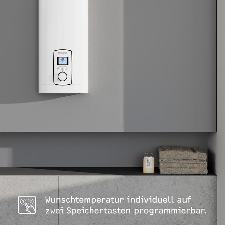 Actual product image Stiebel Eltron DEL 27 Plus Electronic instantaneous water heater, temperature accurate to the degree thanks to 3i