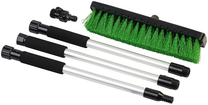Produktbild Royal Gardineer 2in1-Waschbesen mit Gartenschlauch-Klick-Anschluss (1 Stk.)