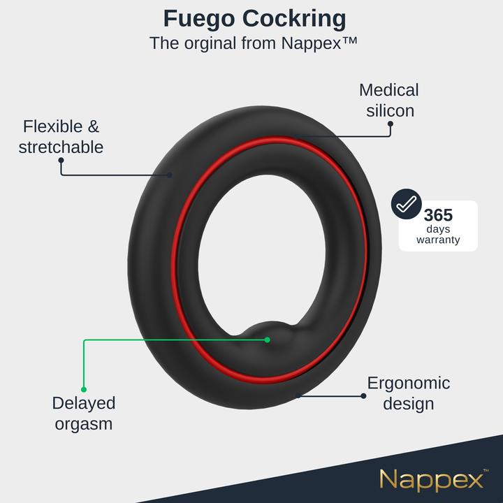 Productafbeelding Nappex Fuego Cock Ring (4.30 cm)