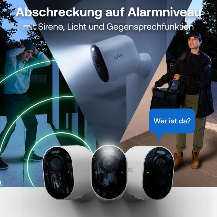 Produktbild Arlo Ultra 2 Spotlight Kamera, Zusatzkamera (3840 x 2160 Pixels)