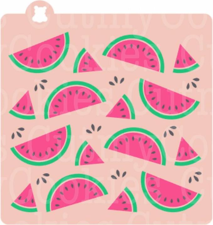 Produktbild Cut my Cookies Schablone Wassermelone 3-teilig, Weiss