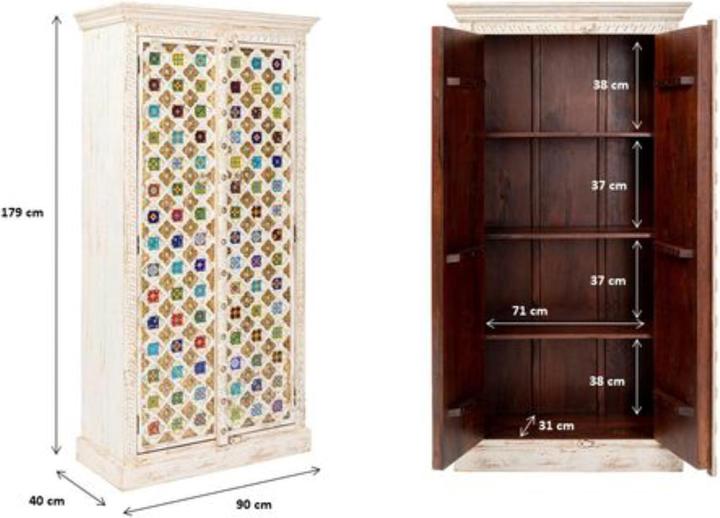 Produktbild Kare Design Schrank Bazar 90cm (40 x 90 x 180 cm)