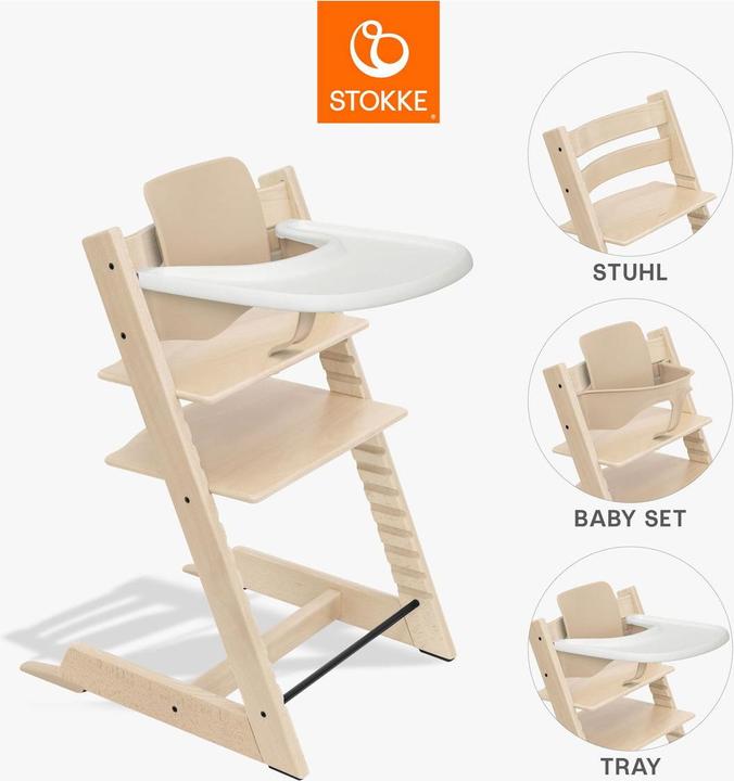 Actual product image Stokke Tripp Trapp Bundle Baby Set Tray (Highchair)