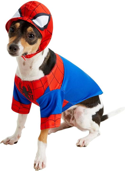 Actual product image Spiderman Dog Costume (L, Dog costume)