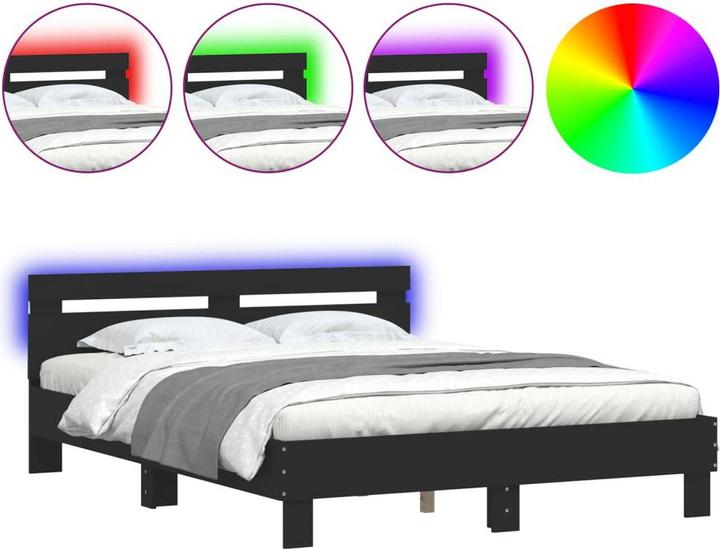 Immagine prodotto VidaXL Giroletto con illuminazione a LED della testata (140 x 190 cm)