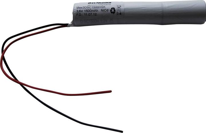 Image du produit Beltrona 3DSC1500HSK Batterie d'éclairage de secours Câble 3.6 V 1500 mAh (1500 mAh, Batterie)