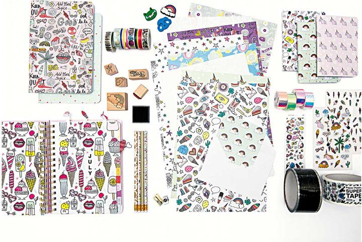 Image du produit Rico Design Ruban adhésif Mirror Rainbow Tape blanc (19 mm)