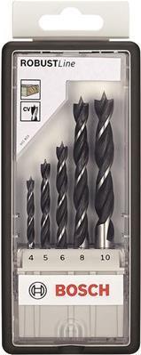 Actual product image Bosch Professional Zubehör PRO Wood twist drill bit set. 8 pcs. (5 mm, 6 mm, 7 mm, 8 mm, 9 mm, 10 mm, 3 mm, 4 mm)