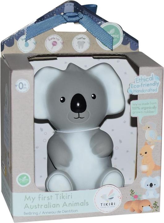 Actual product image Tikiri Rattle koala natural rubber