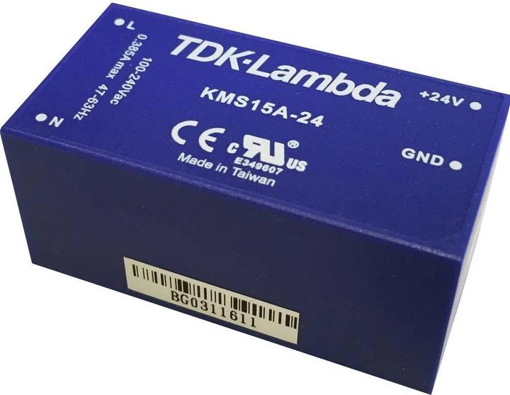 Image du produit Lambda KMS15A-12 Alimentation pour imprimante AC/DC 12 V 1.25 A 15 W