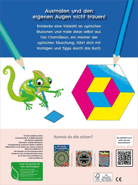 Immagine prodotto Illusioni ottiche - Libro da colorare