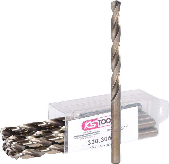Actual product image KS Tools HSS-G CO 5 Twist Drill (5.50 millimetres)