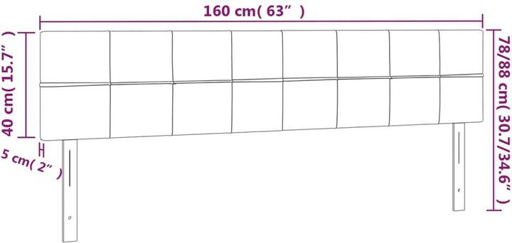 Image du produit VidaXL Alyssa (160 x 5 x 88 cm)