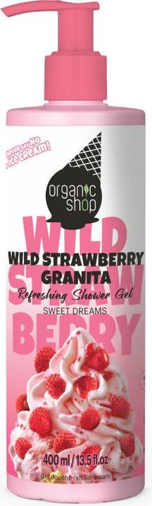 Produktbild Organic Shop Sweet Dreams Wild Strawberry Granita Erfrischendes Duschgel (400 ml)
