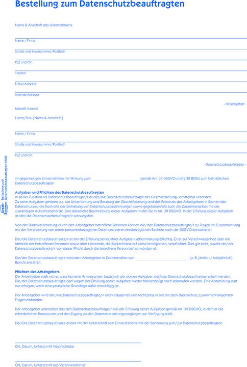 Nährwerte und Zutaten Avery Formular Datenschutzbeauftragter (2 x)