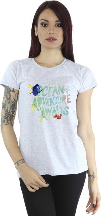 Actual product image Disney Womens/Ladies Finding Dory Ocean Of Adventure Cotton T-Shirt (M)