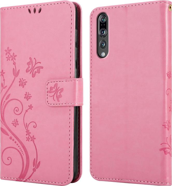 Actual product image Cadorabo Flower Book cover (Huawei P20 Plus, Huawei P20 Pro)