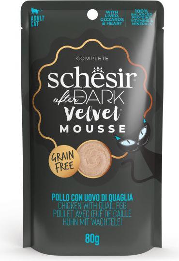 Produktbild Schesir After Dark, Velvet Mousse, Variety Pack, 12x80g (Adult, 12 Stk., 960 g)