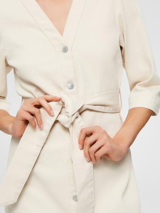 Image du produit Selected Femme Robe en jean avec ceinture à nouer (42)