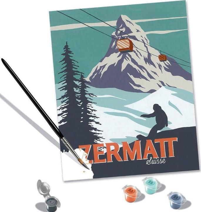 Productafbeelding Ravensburger Schilderen op nummers 23500 - Zermatt - leeftijd 12+