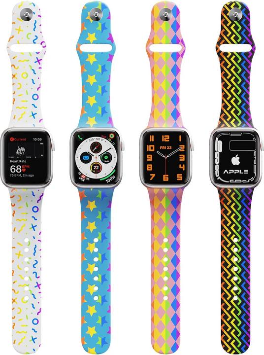 Produktbild LaserPecker Silikonarmbänder Apple Watch (4 Farben) (Silikon, Apple Watch)