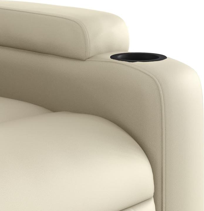 Produktbild VidaXL Relaxsessel Creme Kunstleder,Farbe: Creme,Material